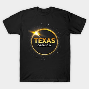 2024 Solar Eclipse In Texas Usa Totality s Wos T-Shirt